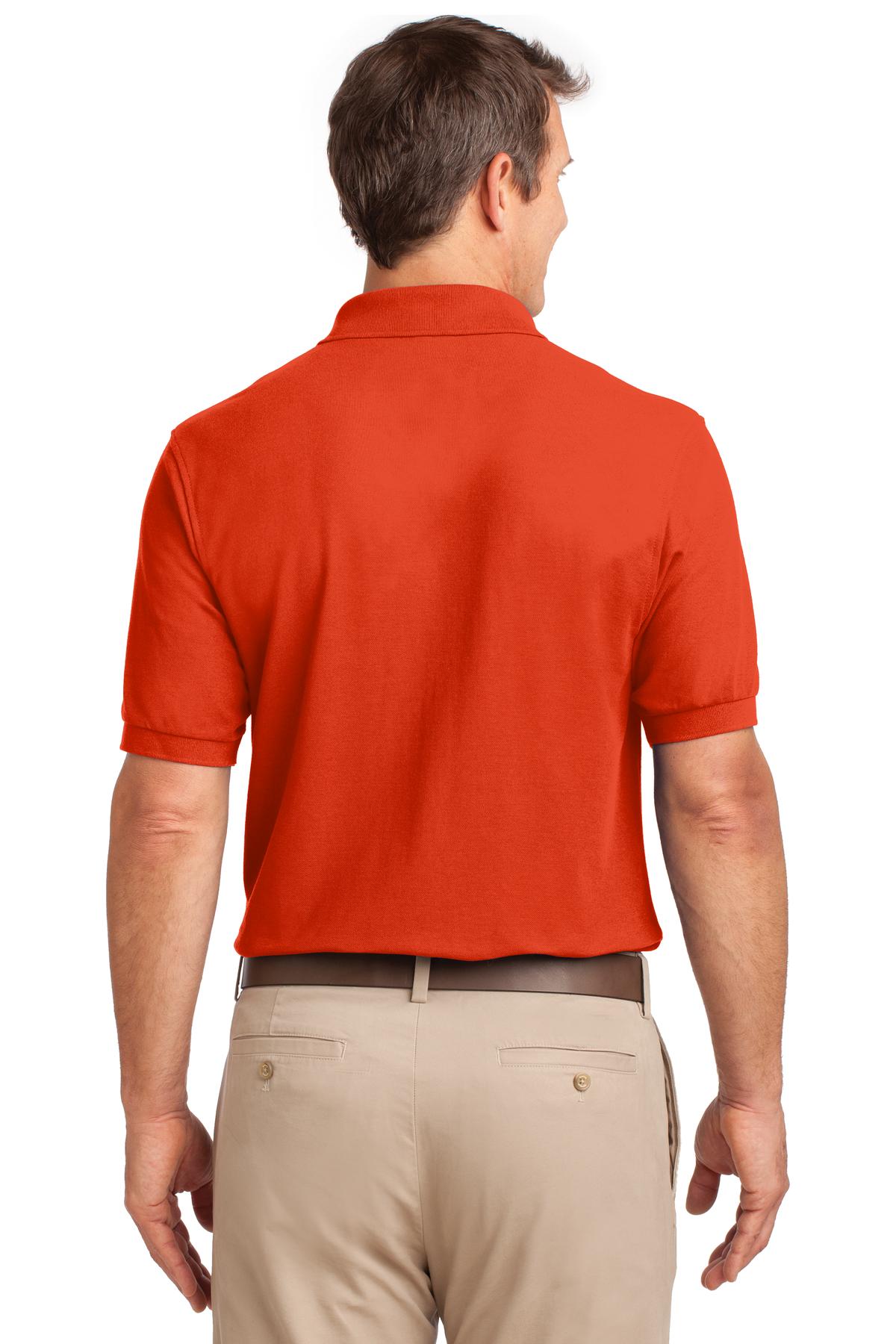Port Authority Men's Silk Touch Polo with Pocket. K500P Mens Apparel Shirts & Tops
