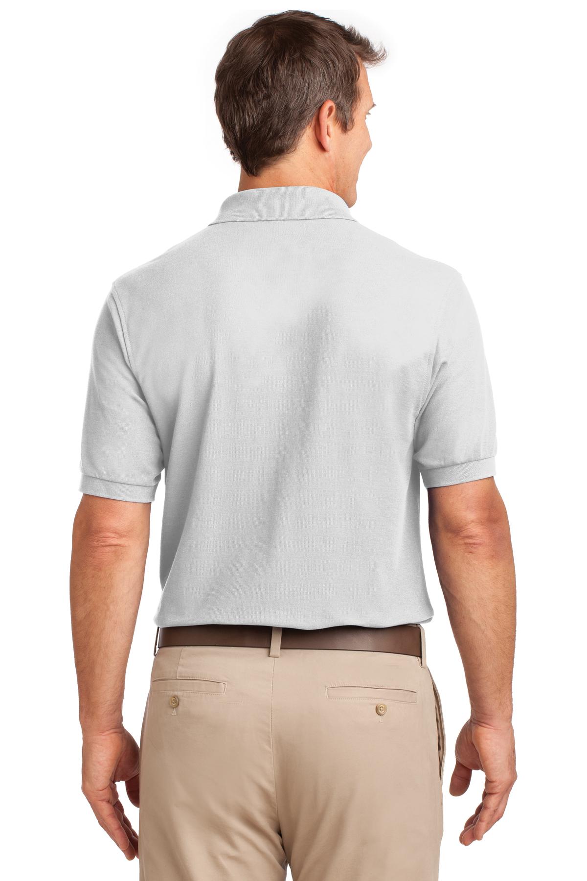 Port Authority Men's Silk Touch Polo with Pocket. K500P Mens Apparel Shirts & Tops
