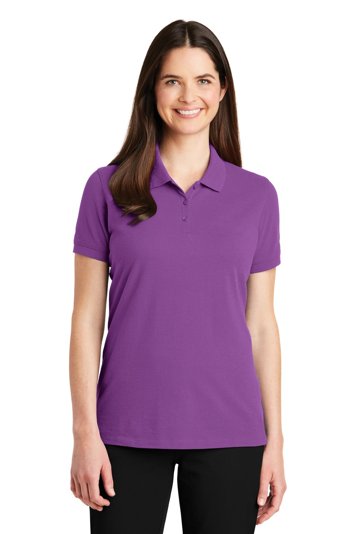 Port Authority Ladies EZCotton Polo. LK8000 Womens Apparel Shirts & Tops
