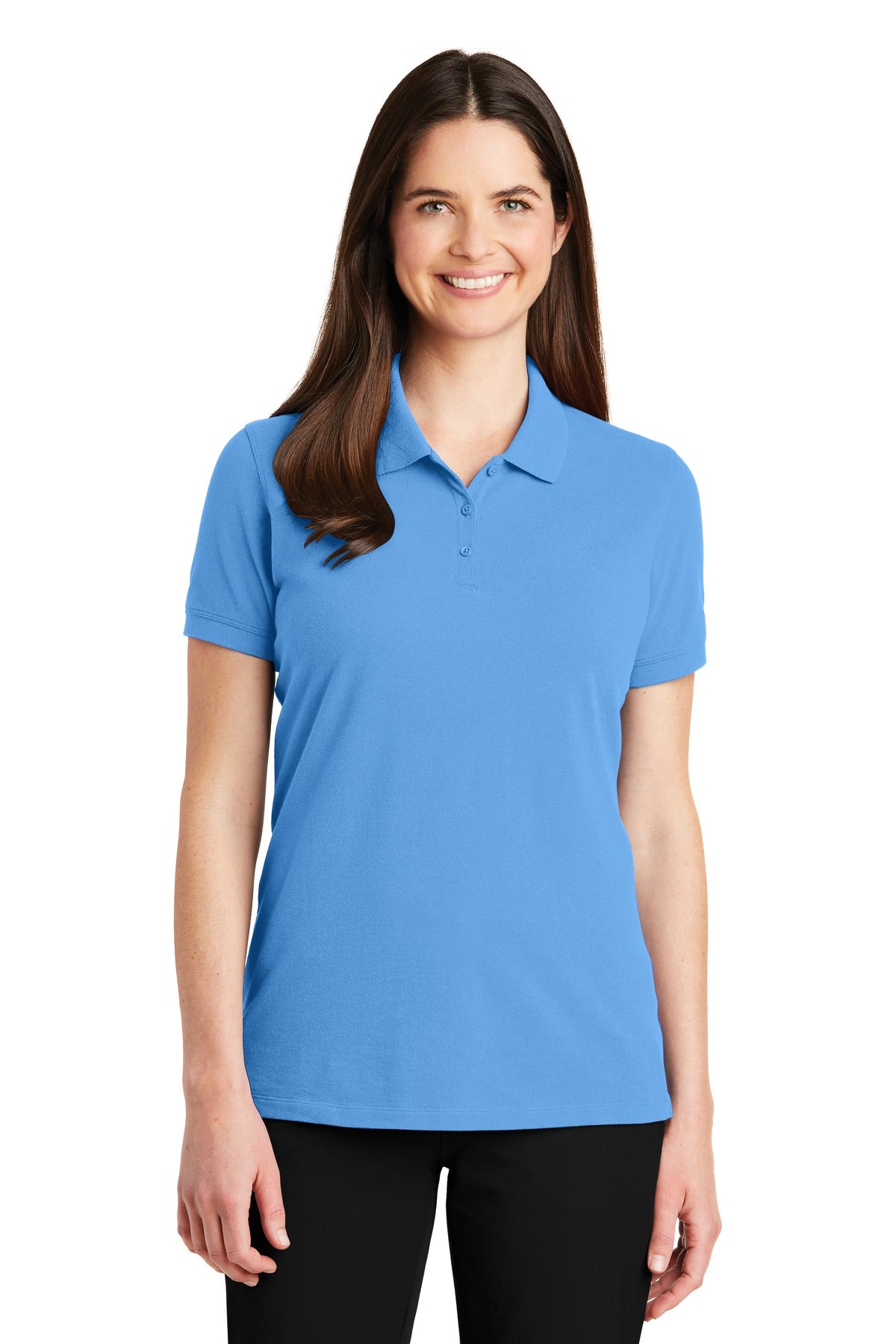 Port Authority Ladies EZCotton Polo. LK8000 Womens Apparel Shirts & Tops