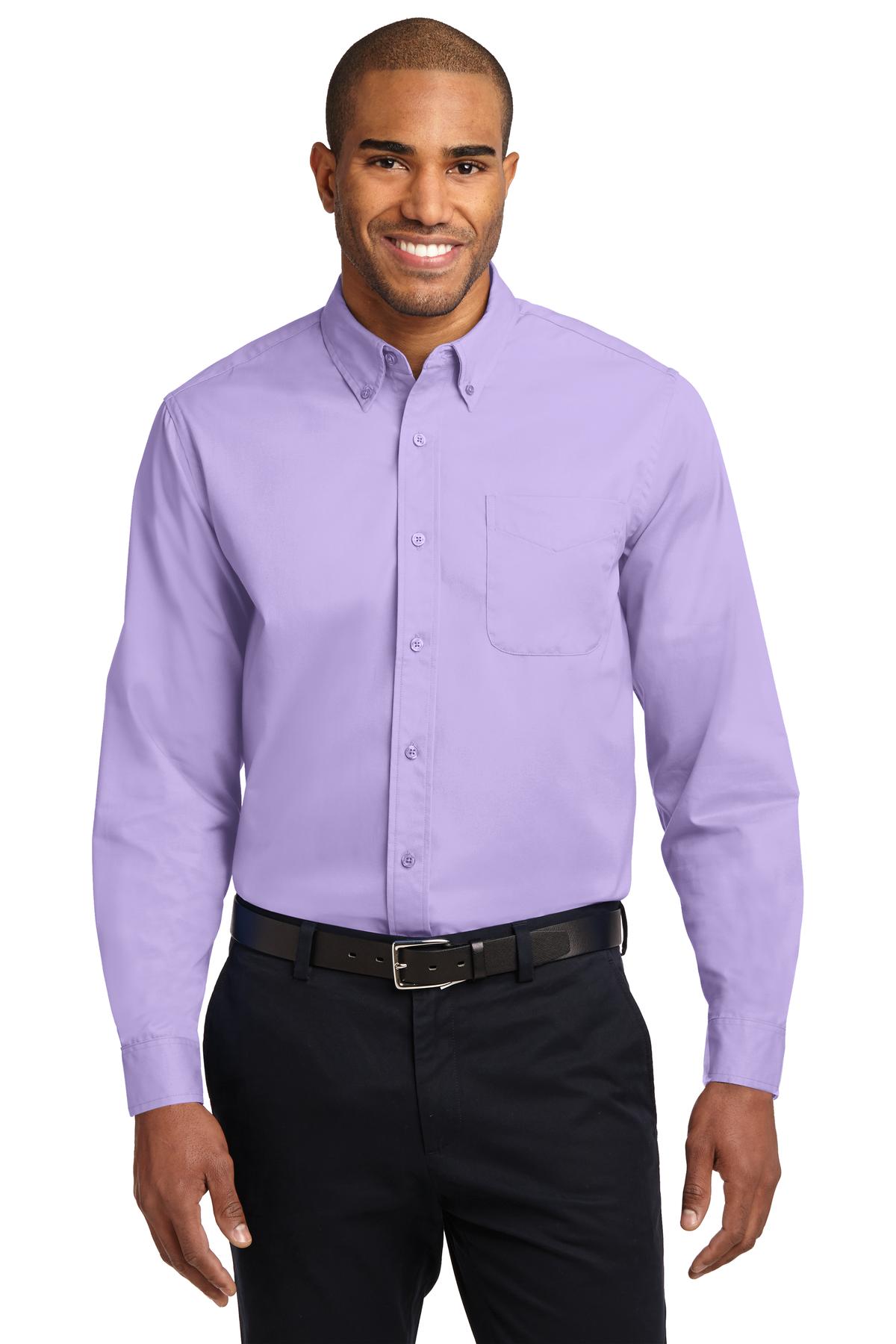 Port Authority Men's Extended Size Long Sleeve Easy Care Shirt S608ES Mens Apparel Shirts & Tops
