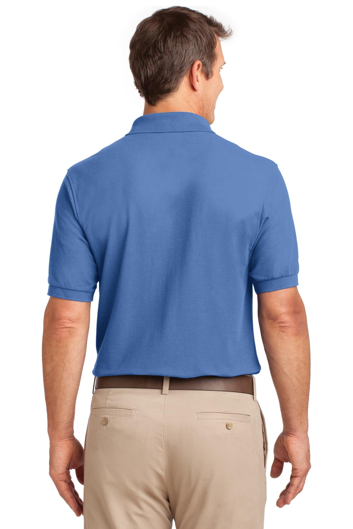 Port Authority Men's Silk Touch Polo with Pocket. K500P Mens Apparel Shirts & Tops