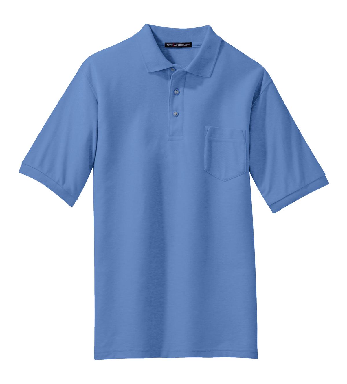 Port Authority Men's Silk Touch Polo with Pocket. K500P Mens Apparel Shirts & Tops