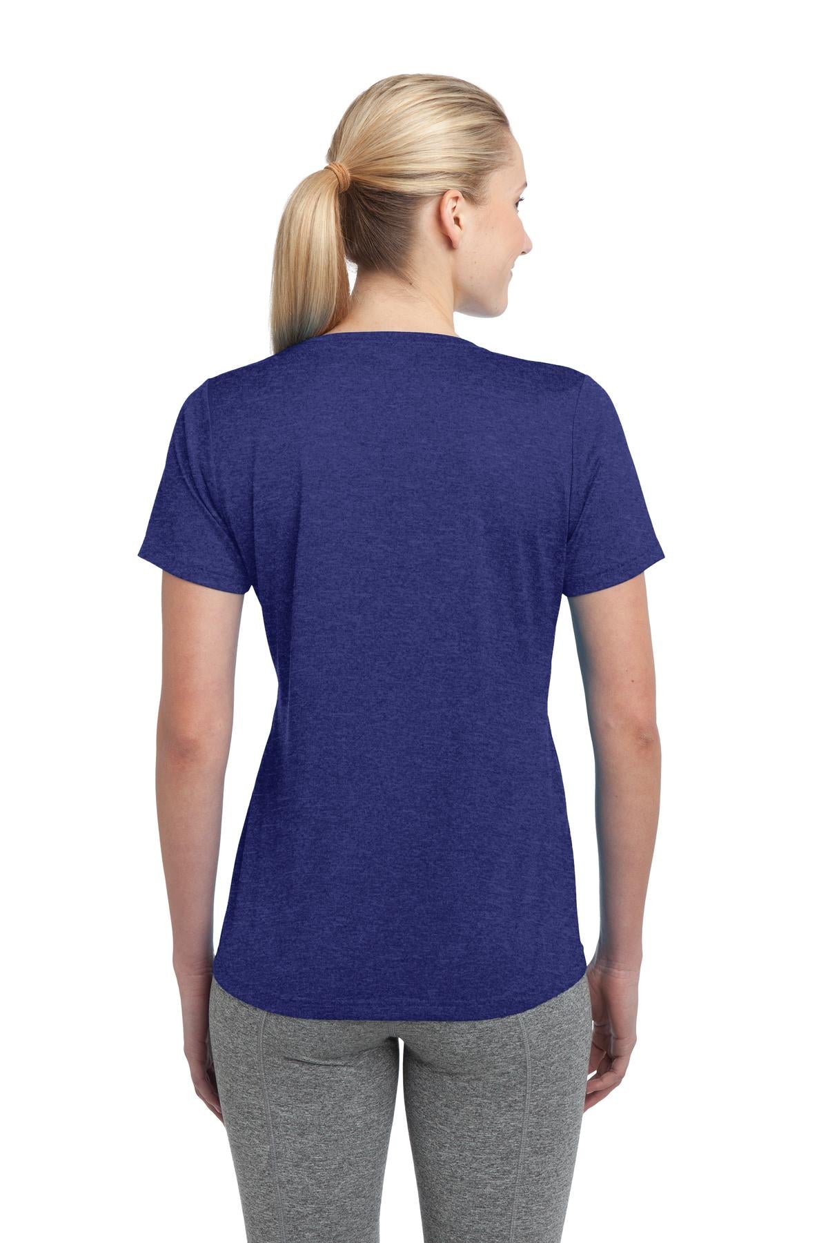 Sport-Tek Women's Heather Contender Scoop Neck Tee LST360 Womens Apparel Shirts & Tops
