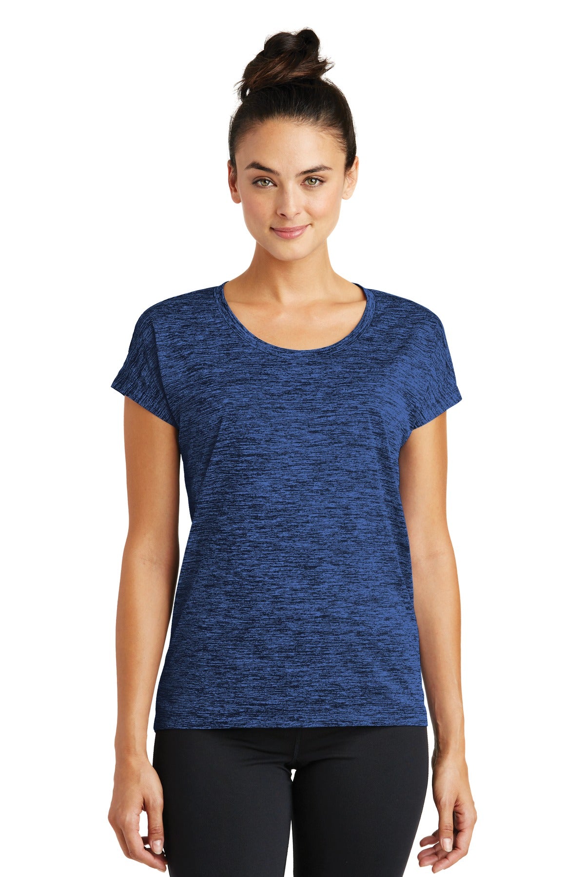 Sport-Tek Women's PosiCharge Electric Heather Sporty Tee LST390 Womens Apparel Shirts & Tops