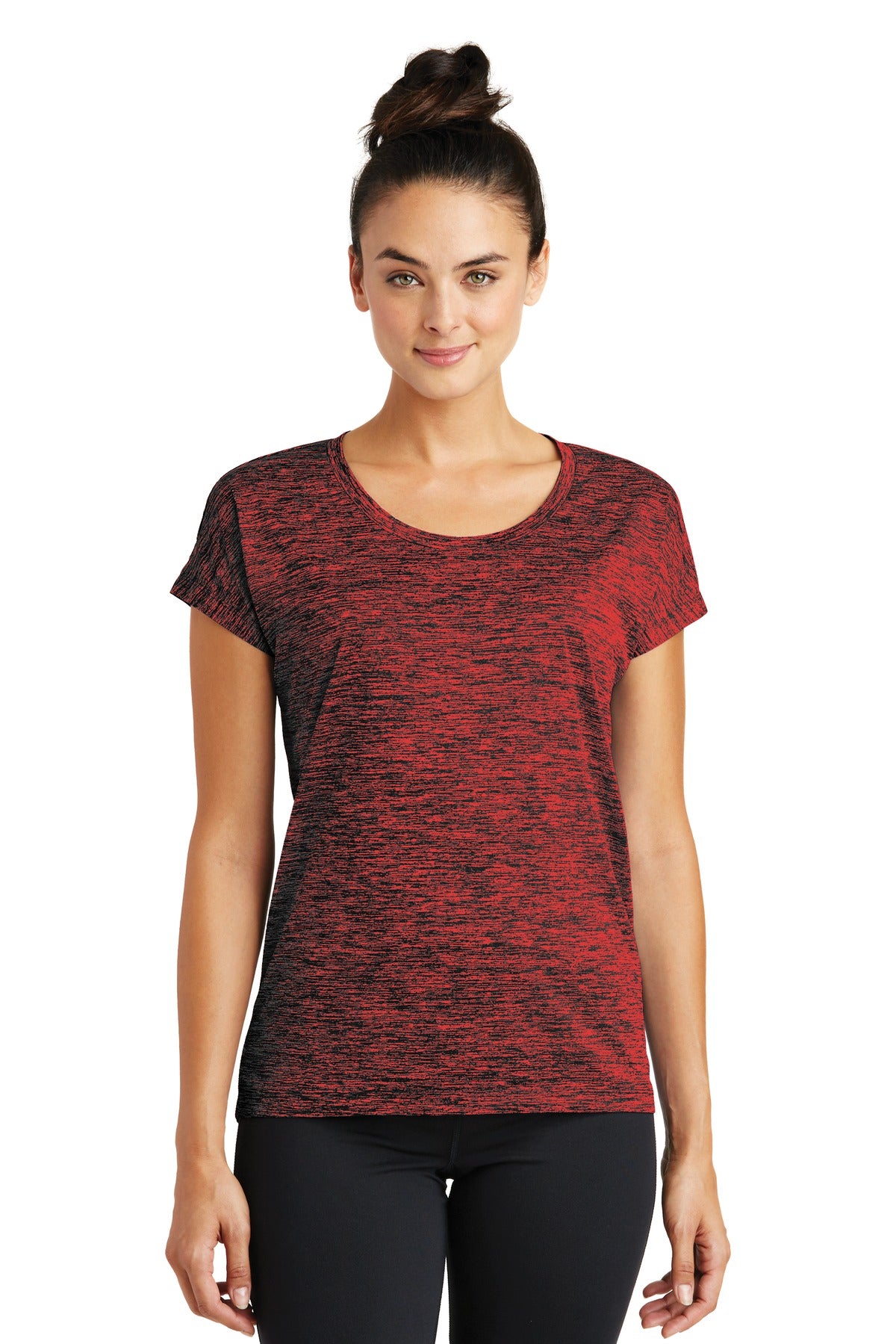 Sport-Tek Women's PosiCharge Electric Heather Sporty Tee LST390 Womens Apparel Shirts & Tops