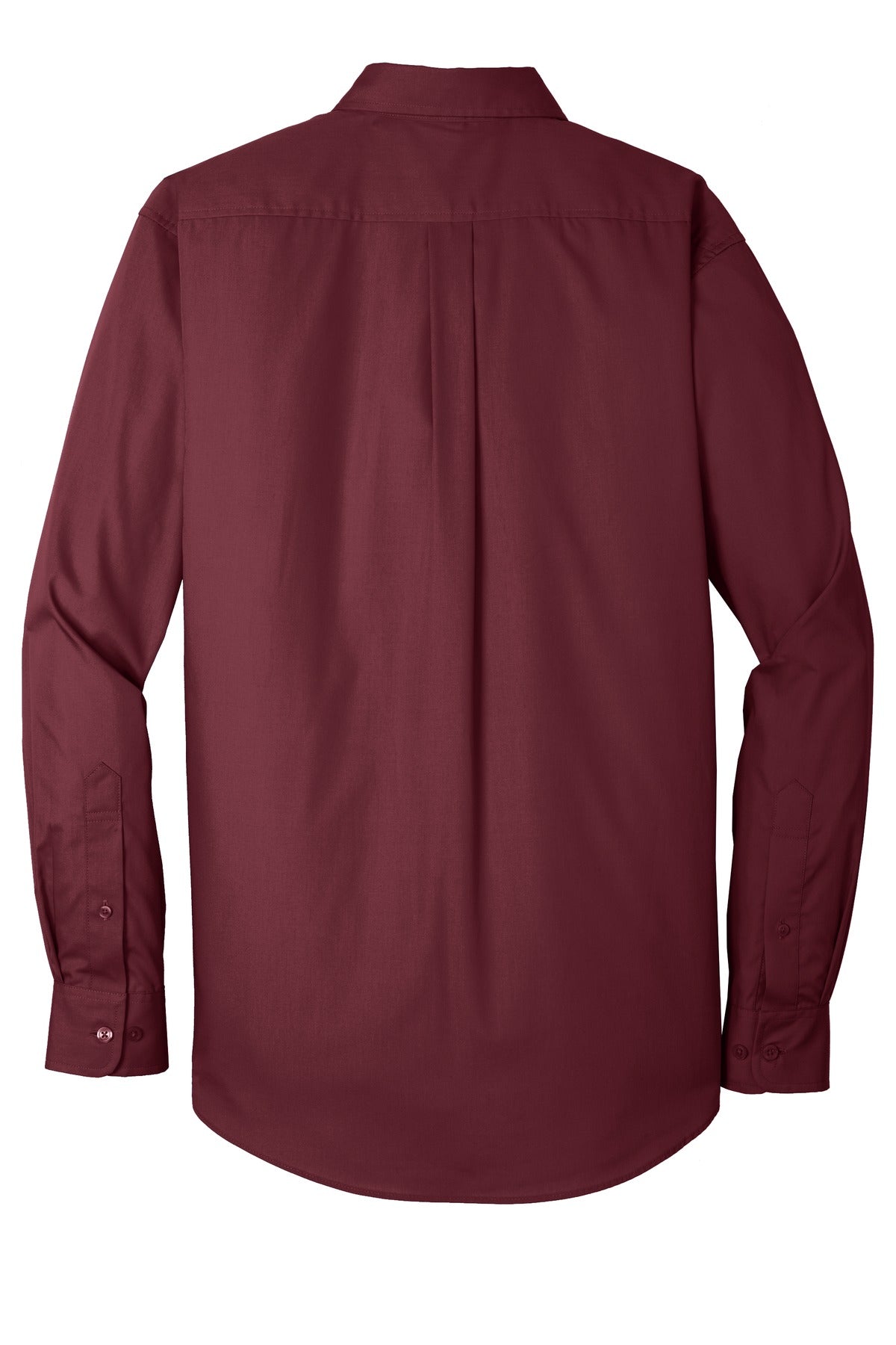 Port Authority Men's Long Sleeve Carefree Poplin Shirt. W100 Mens Apparel Shirts & Tops