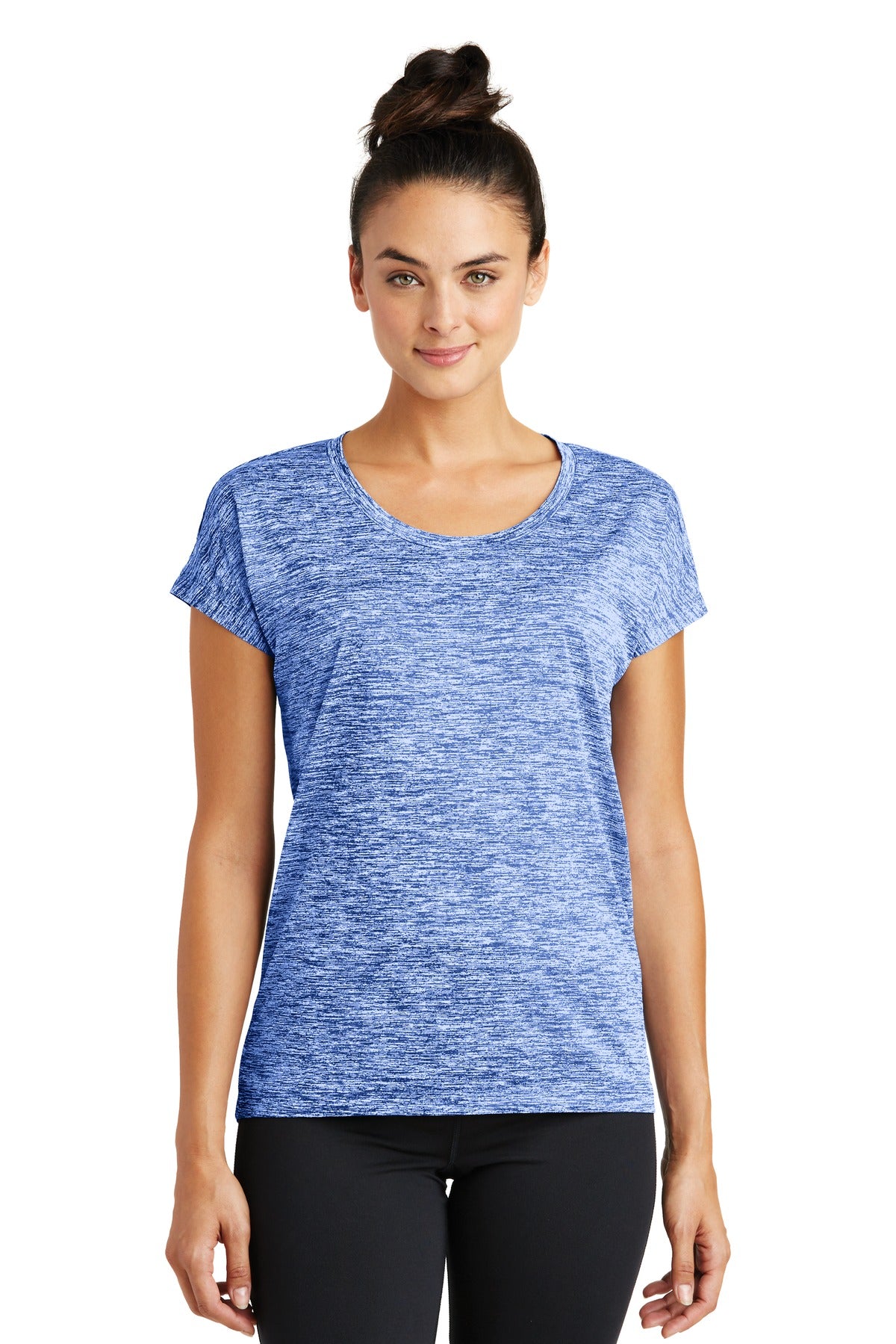 Sport-Tek Women's PosiCharge Electric Heather Sporty Tee LST390 Womens Apparel Shirts & Tops