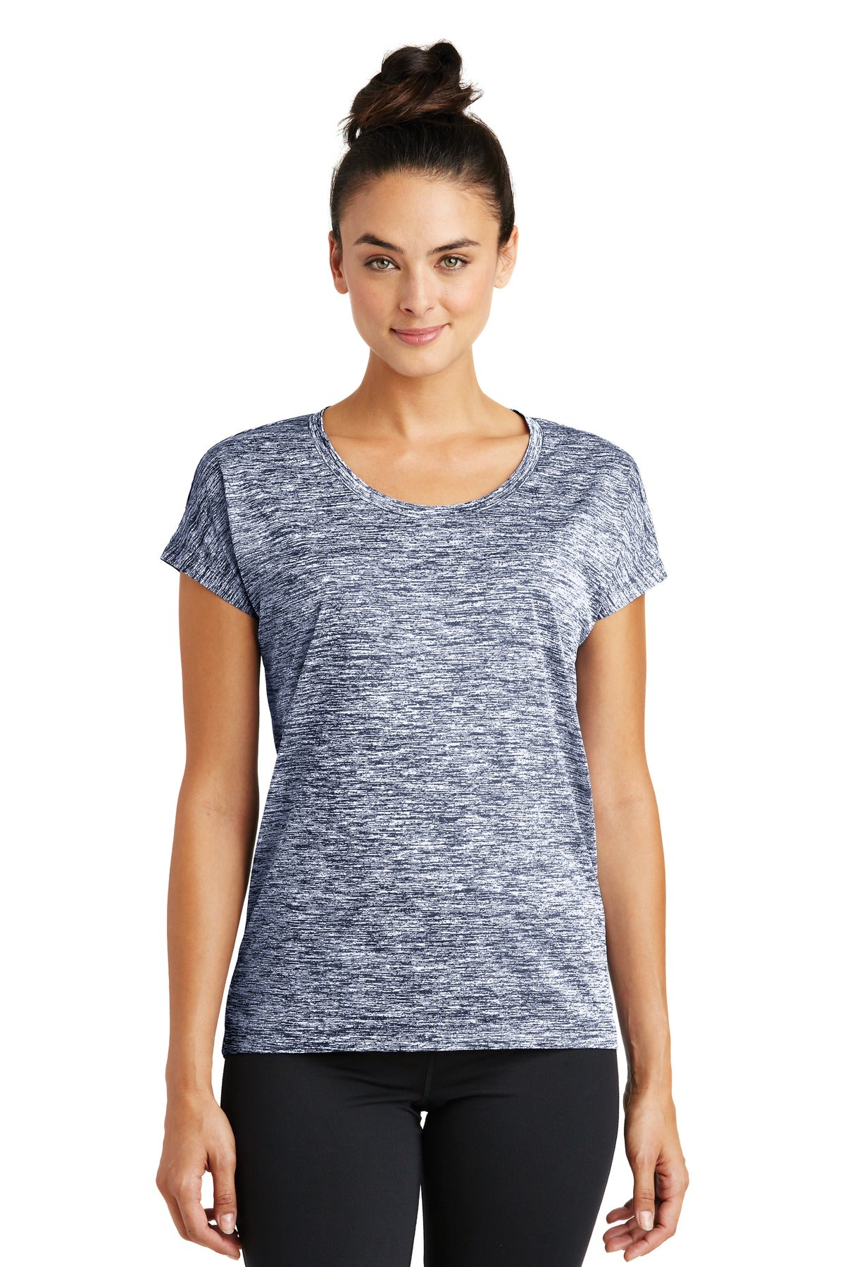 Sport-Tek Women's PosiCharge Electric Heather Sporty Tee LST390 Womens Apparel Shirts & Tops