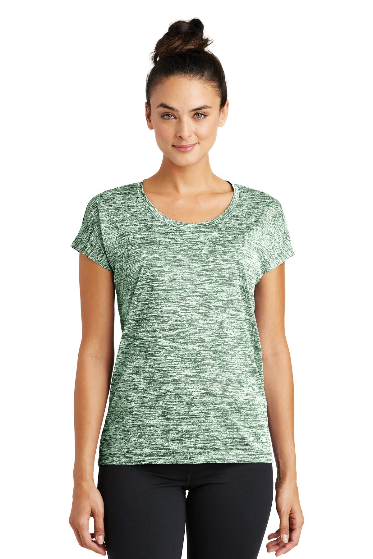 Sport-Tek Women's PosiCharge Electric Heather Sporty Tee LST390 Womens Apparel Shirts & Tops