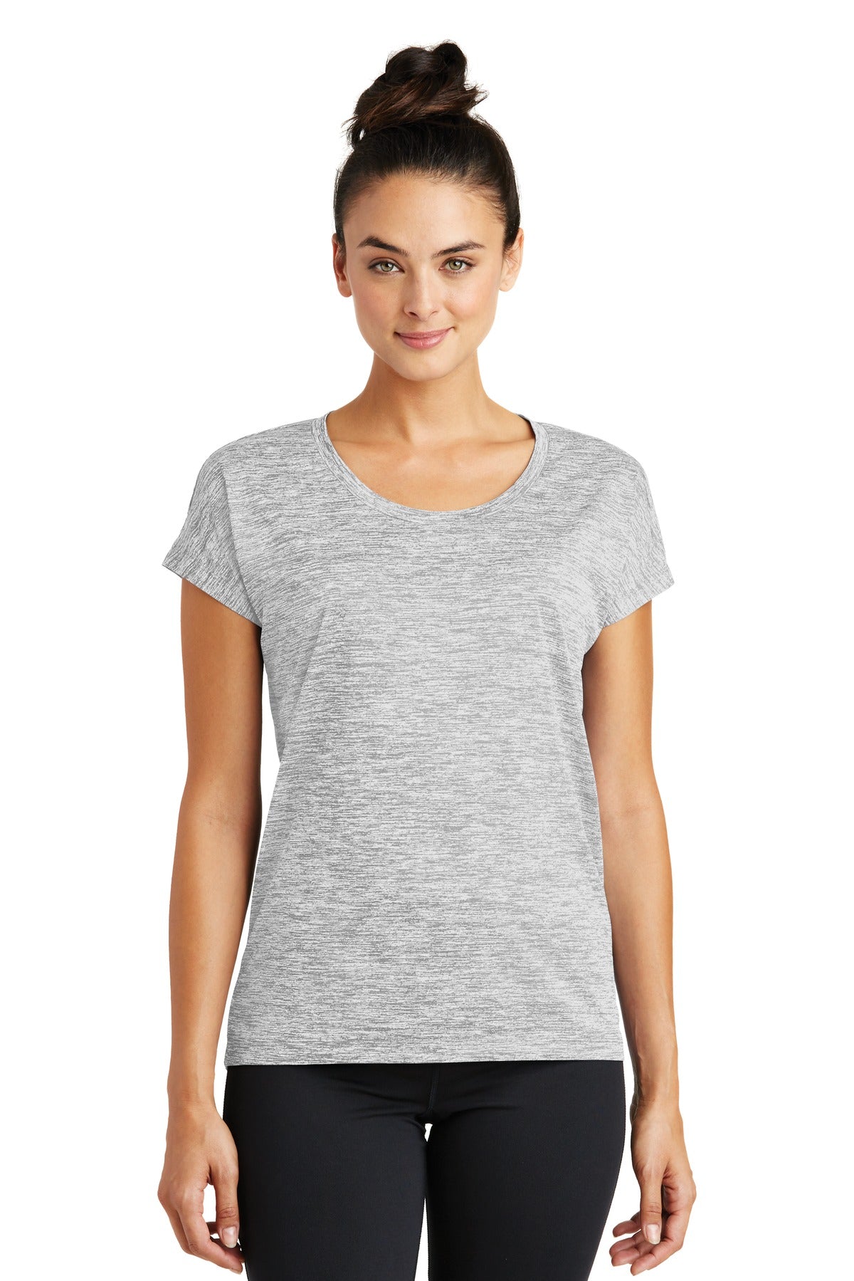Sport-Tek Women's PosiCharge Electric Heather Sporty Tee LST390 Womens Apparel Shirts & Tops