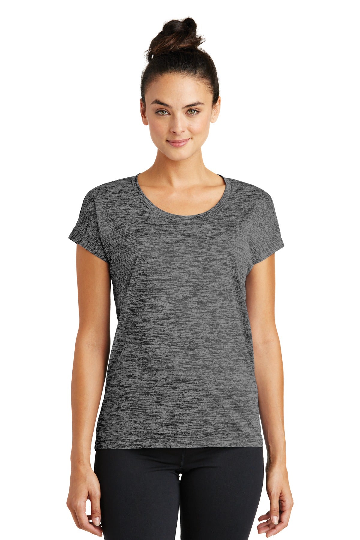 Sport-Tek Women's PosiCharge Electric Heather Sporty Tee LST390 Womens Apparel Shirts & Tops