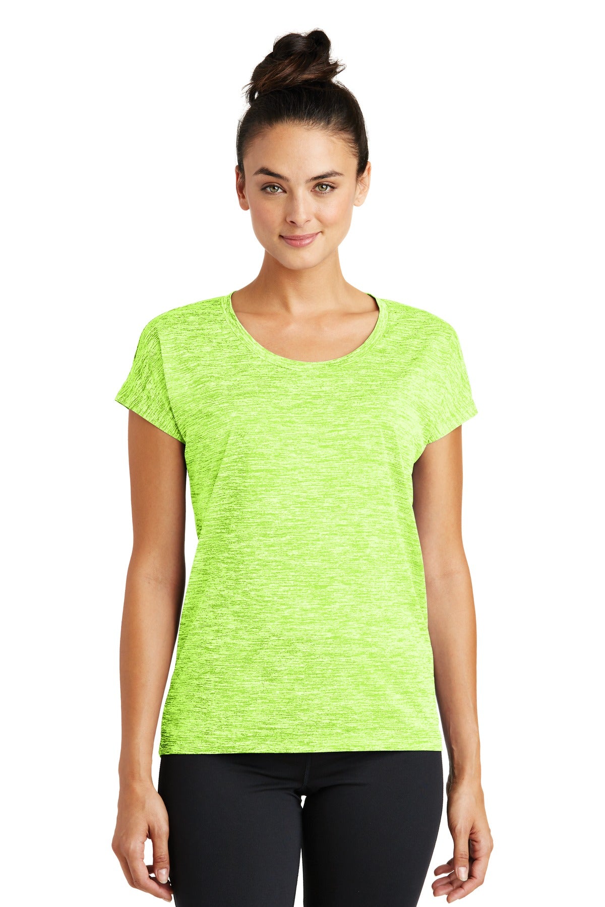 Sport-Tek Women's PosiCharge Electric Heather Sporty Tee LST390 Womens Apparel Shirts & Tops