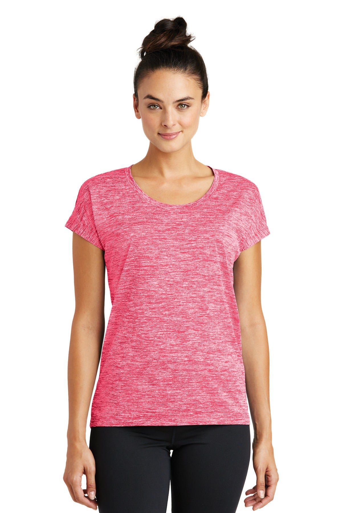 Sport-Tek Women's PosiCharge Electric Heather Sporty Tee LST390 Womens Apparel Shirts & Tops