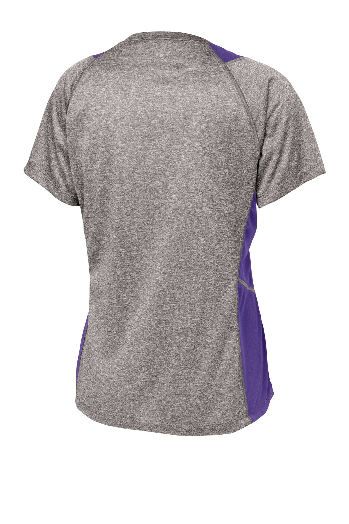 Sport-Tek Women's Heather Colorblock Contender V-Neck Tee LST361 Womens Apparel Shirts & Tops