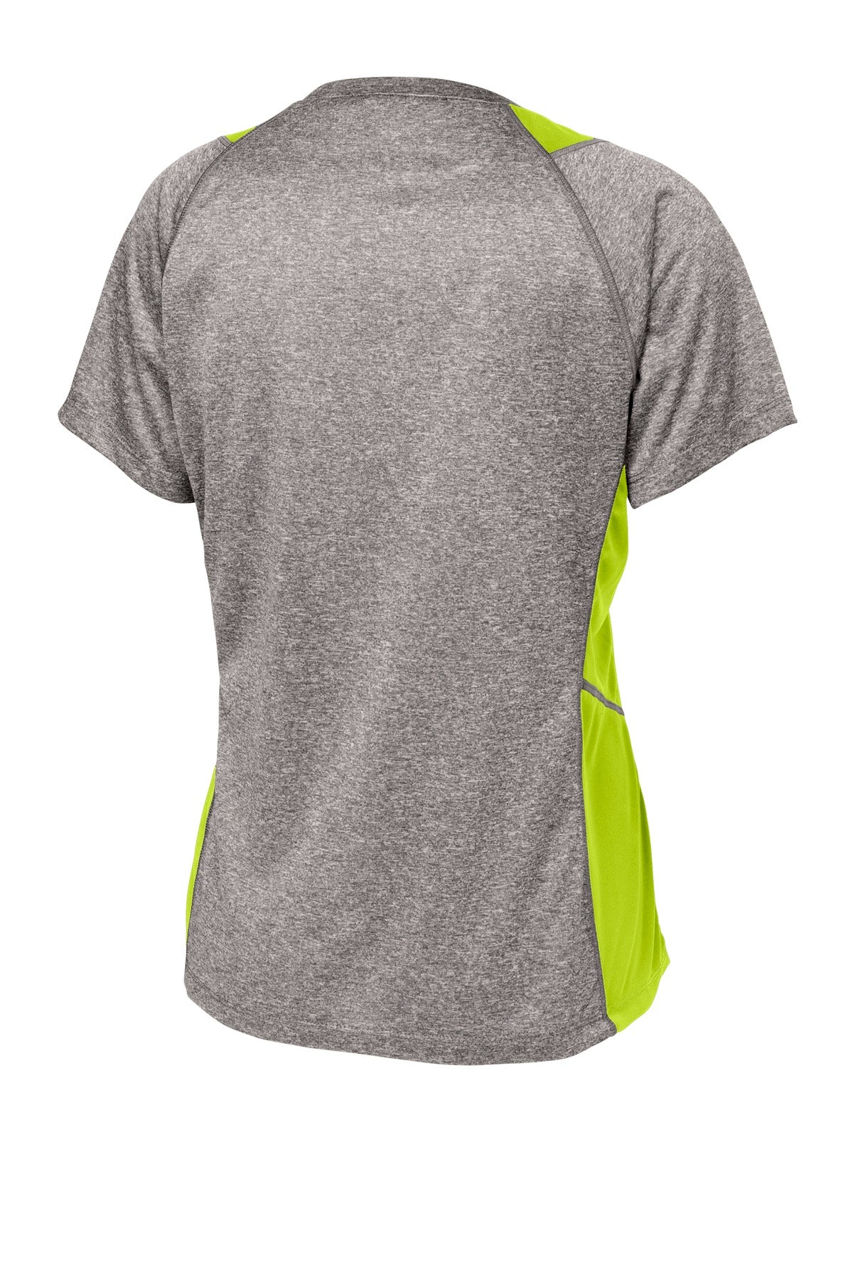 Sport-Tek Women's Heather Colorblock Contender V-Neck Tee LST361 Womens Apparel Shirts & Tops