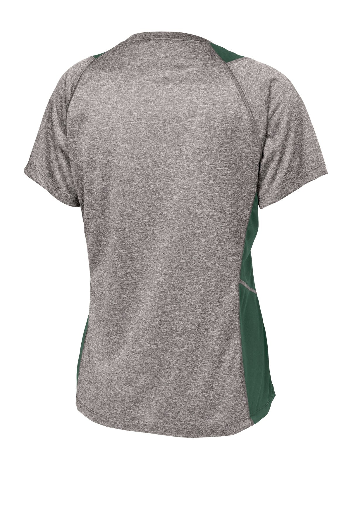 Sport-Tek Women's Heather Colorblock Contender V-Neck Tee LST361 Womens Apparel Shirts & Tops