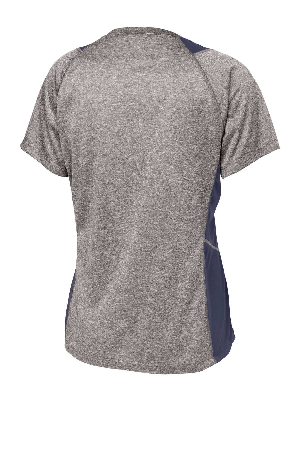 Sport-Tek Women's Heather Colorblock Contender V-Neck Tee LST361 Womens Apparel Shirts & Tops