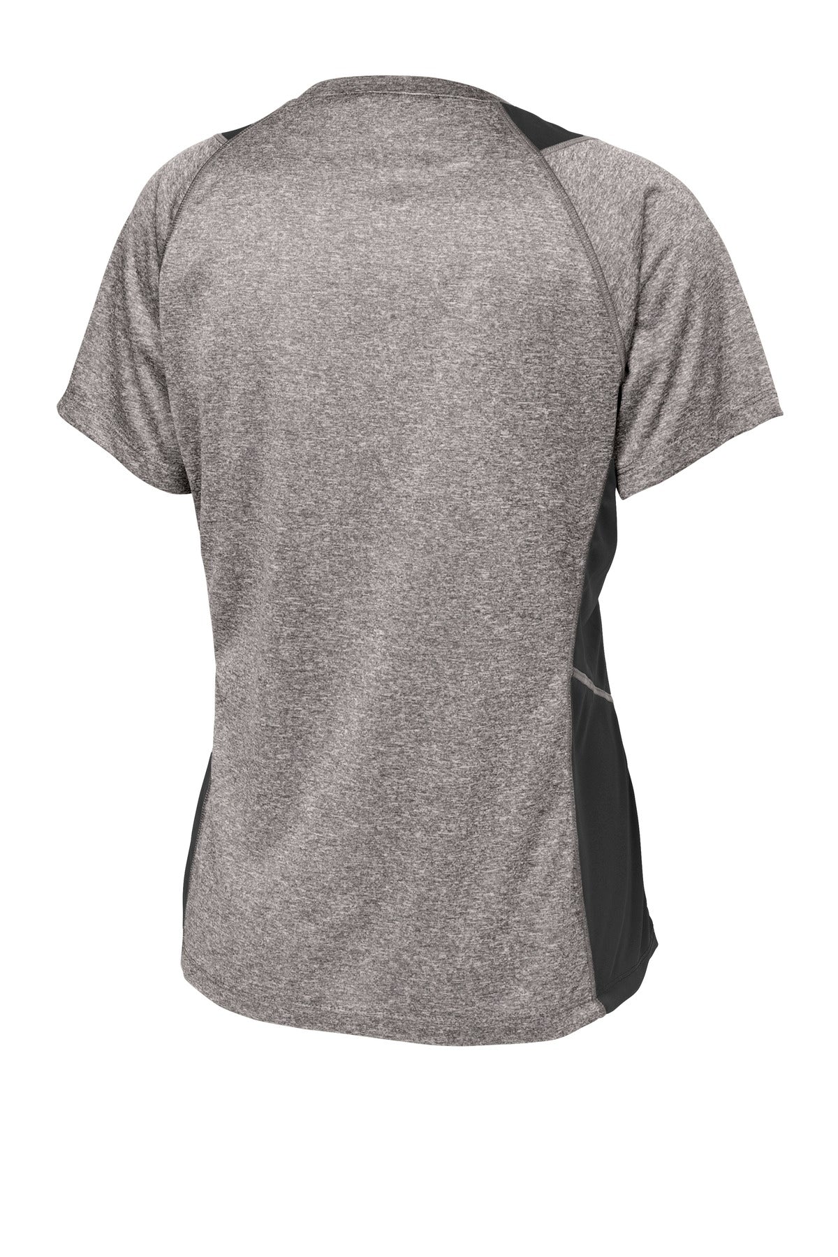 Sport-Tek Women's Heather Colorblock Contender V-Neck Tee LST361 Womens Apparel Shirts & Tops