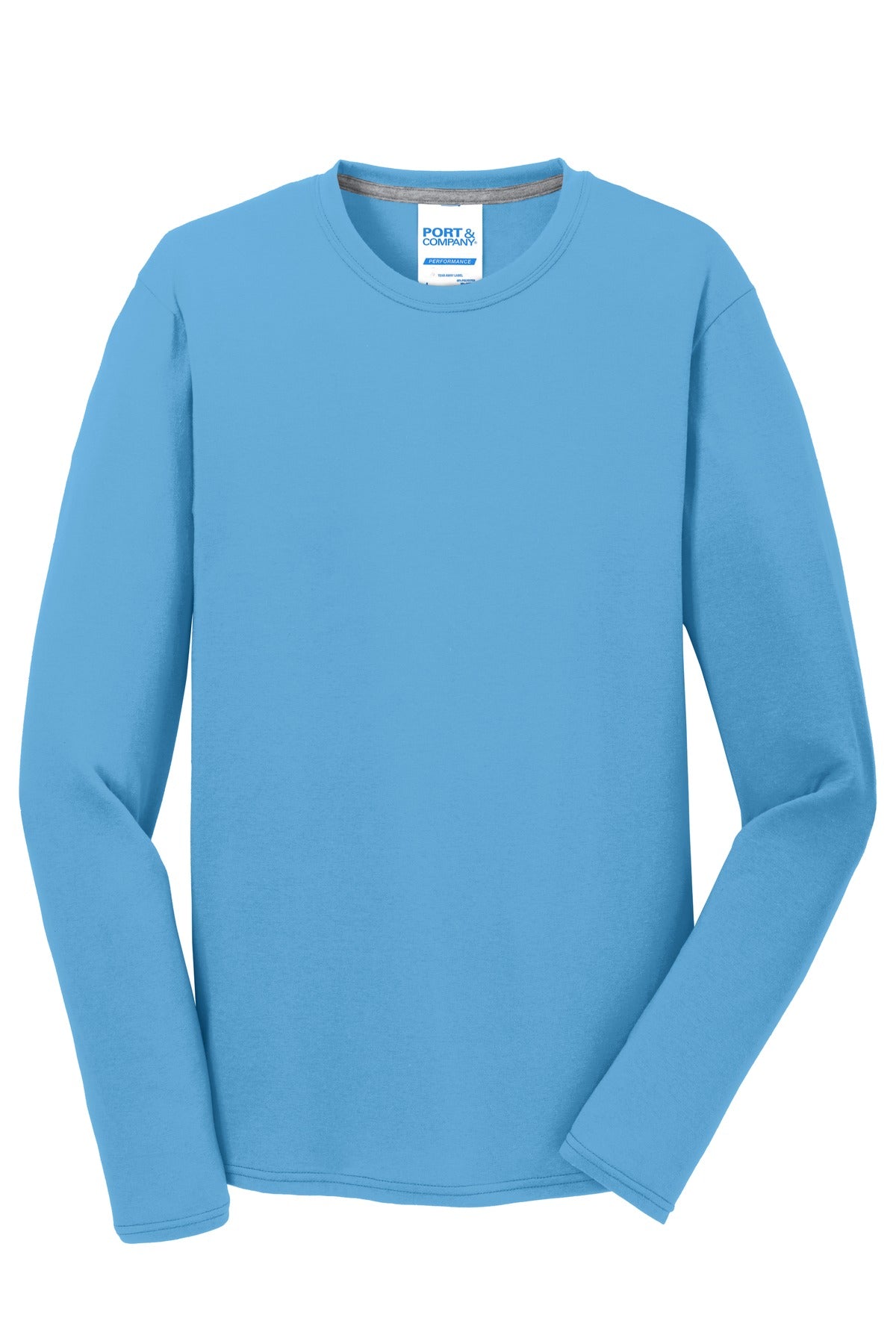 Port & Company - Men's Long Sleeve Performance Blend Tee Mens Apparel Shirts & Tops