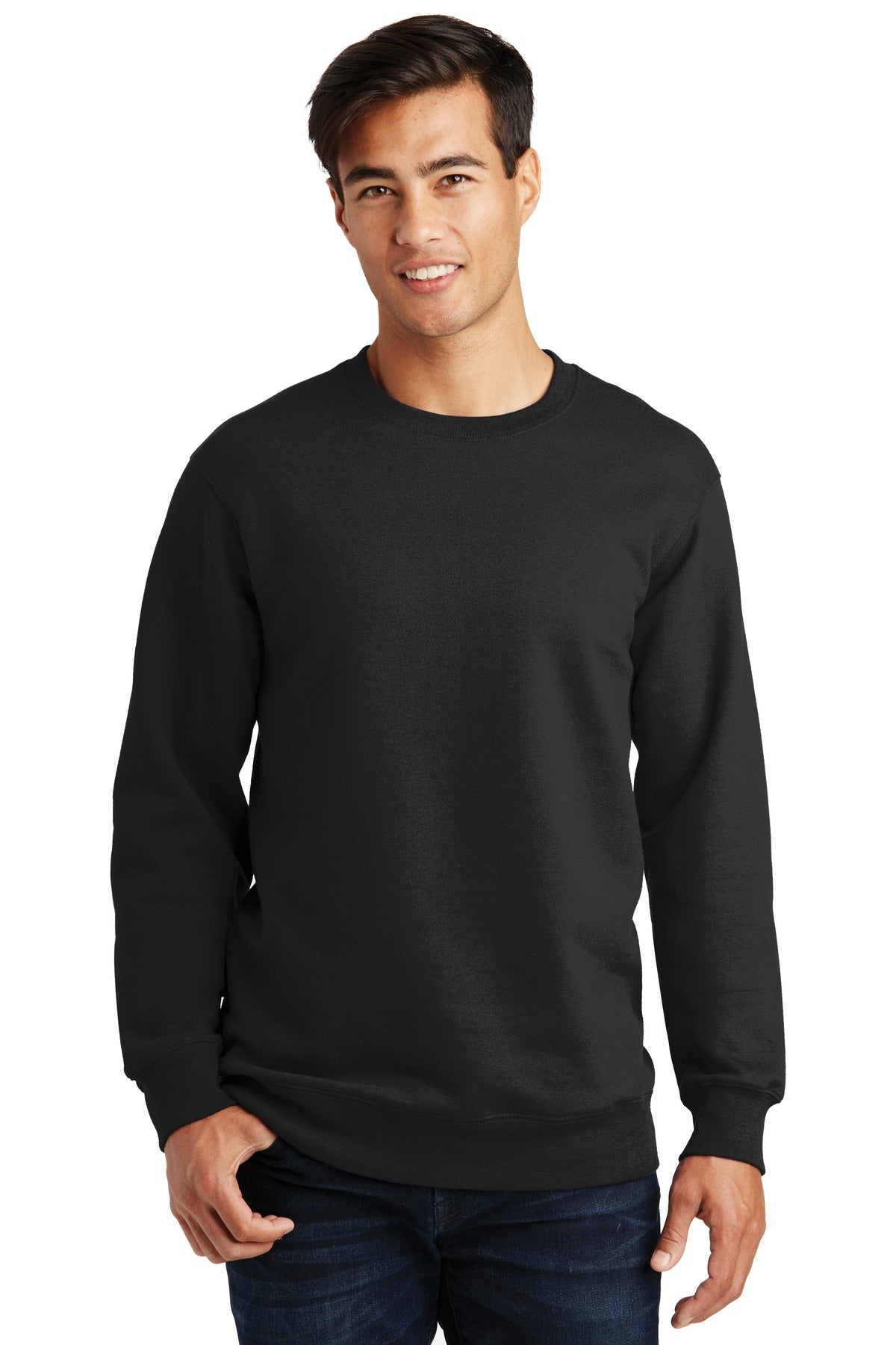 Port & Company - Men's Fan Favorite Fleece Crewneck Sweatshirt Mens Apparel Sweatshirts & Fleece
