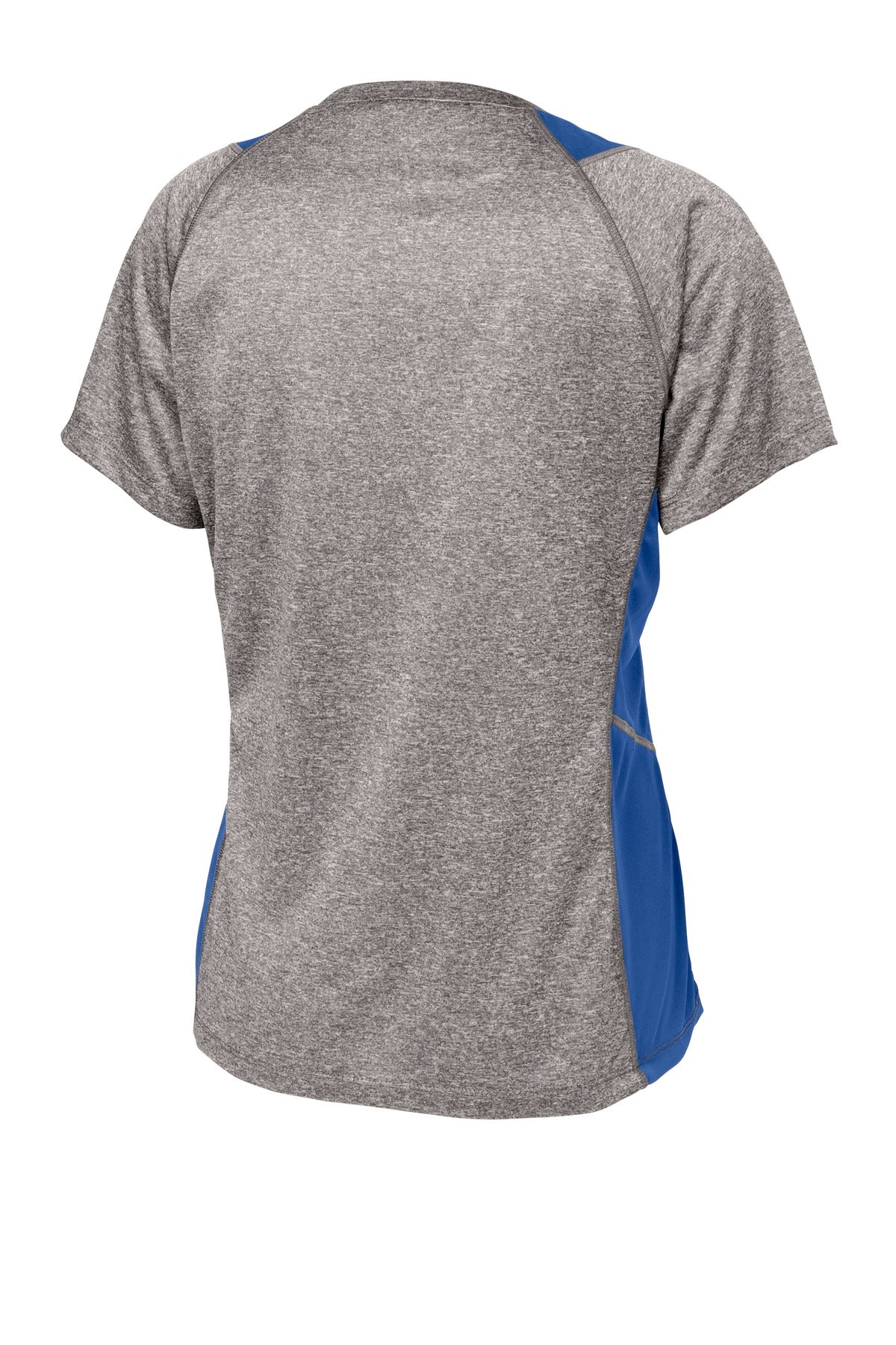 Sport-Tek Women's Heather Colorblock Contender V-Neck Tee LST361 Womens Apparel Shirts & Tops
