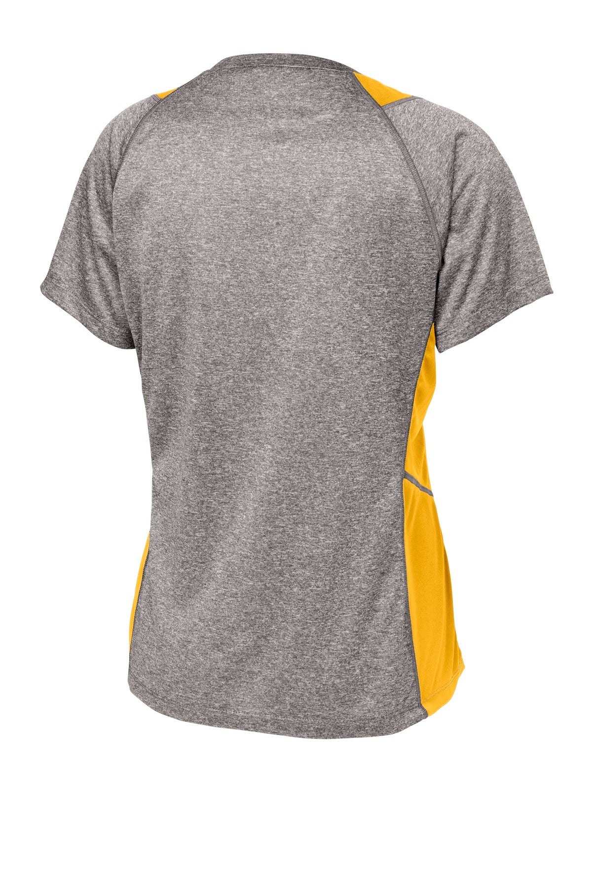Sport-Tek Women's Heather Colorblock Contender V-Neck Tee LST361 Womens Apparel Shirts & Tops