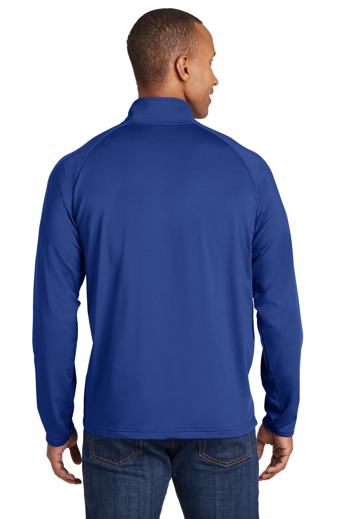 Sport-Tek Men's Sport-Wick Stretch 1/2-Zip Pullover Mens Apparel Sweatshirts & Fleece