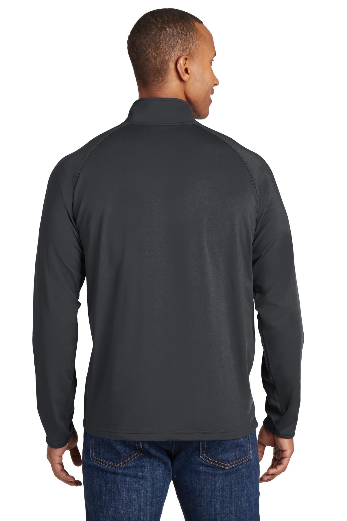 Sport-Tek Men's Sport-Wick Stretch 1/2-Zip Pullover Mens Apparel Sweatshirts & Fleece