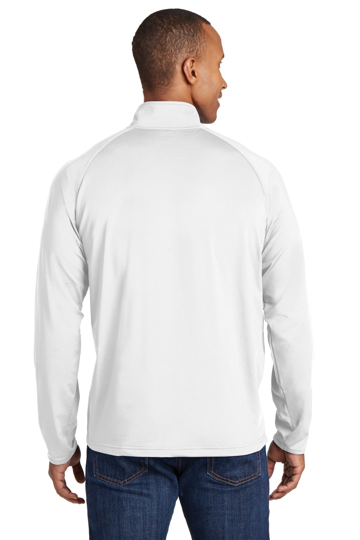 Sport-Tek Men's Sport-Wick Stretch 1/2-Zip Pullover Mens Apparel Sweatshirts & Fleece