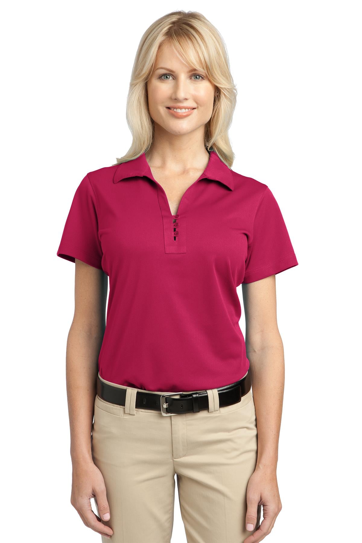 Port Authority Ladies Tech Pique Polo. L527 Womens Apparel Shirts & Tops