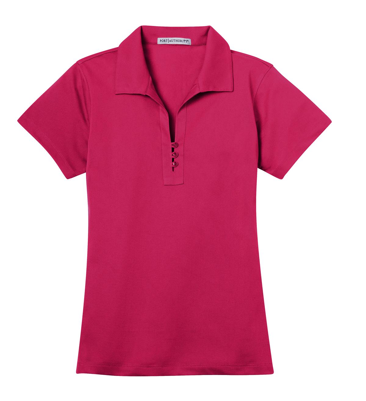 Port Authority Ladies Tech Pique Polo. L527 Womens Apparel Shirts & Tops