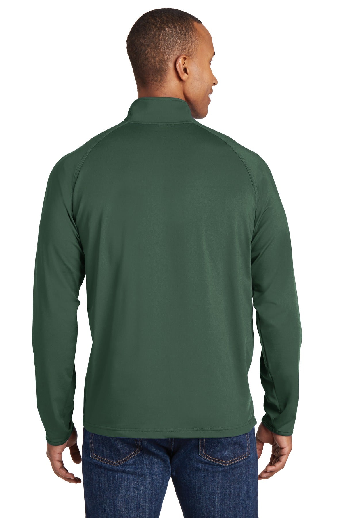 Sport-Tek Men's Sport-Wick Stretch 1/2-Zip Pullover Mens Apparel Sweatshirts & Fleece