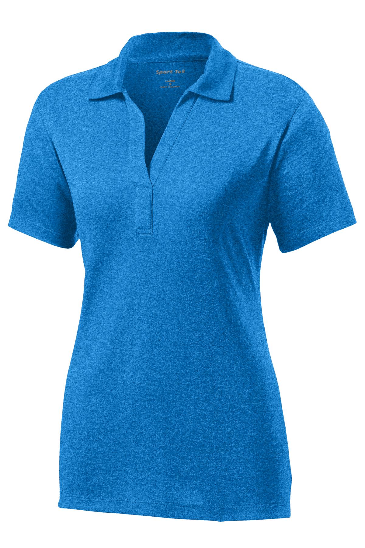 Sport-Tek Women's Heather Contender Polo LST660 Womens Apparel Shirts & Tops