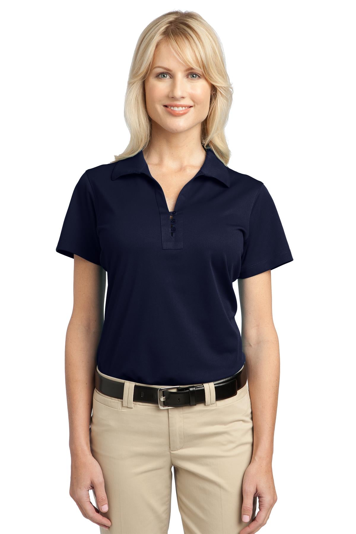 Port Authority Ladies Tech Pique Polo. L527 Womens Apparel Shirts & Tops