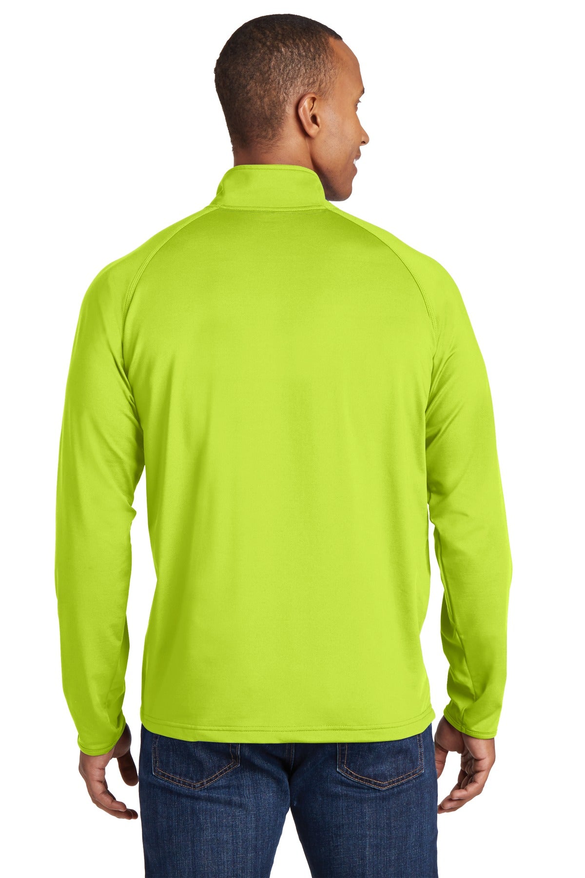 Sport-Tek Men's Sport-Wick Stretch 1/2-Zip Pullover Mens Apparel Sweatshirts & Fleece