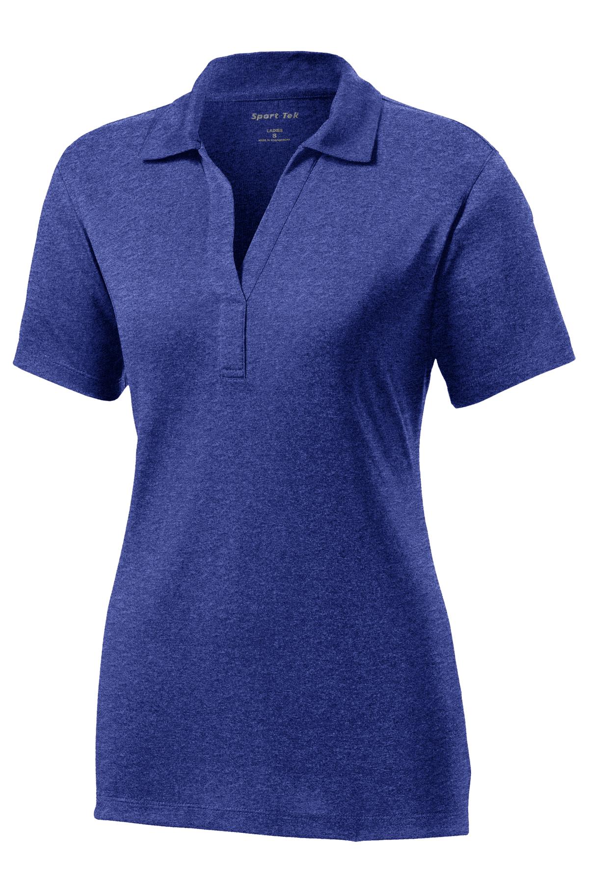 Sport-Tek Women's Heather Contender Polo LST660 Womens Apparel Shirts & Tops