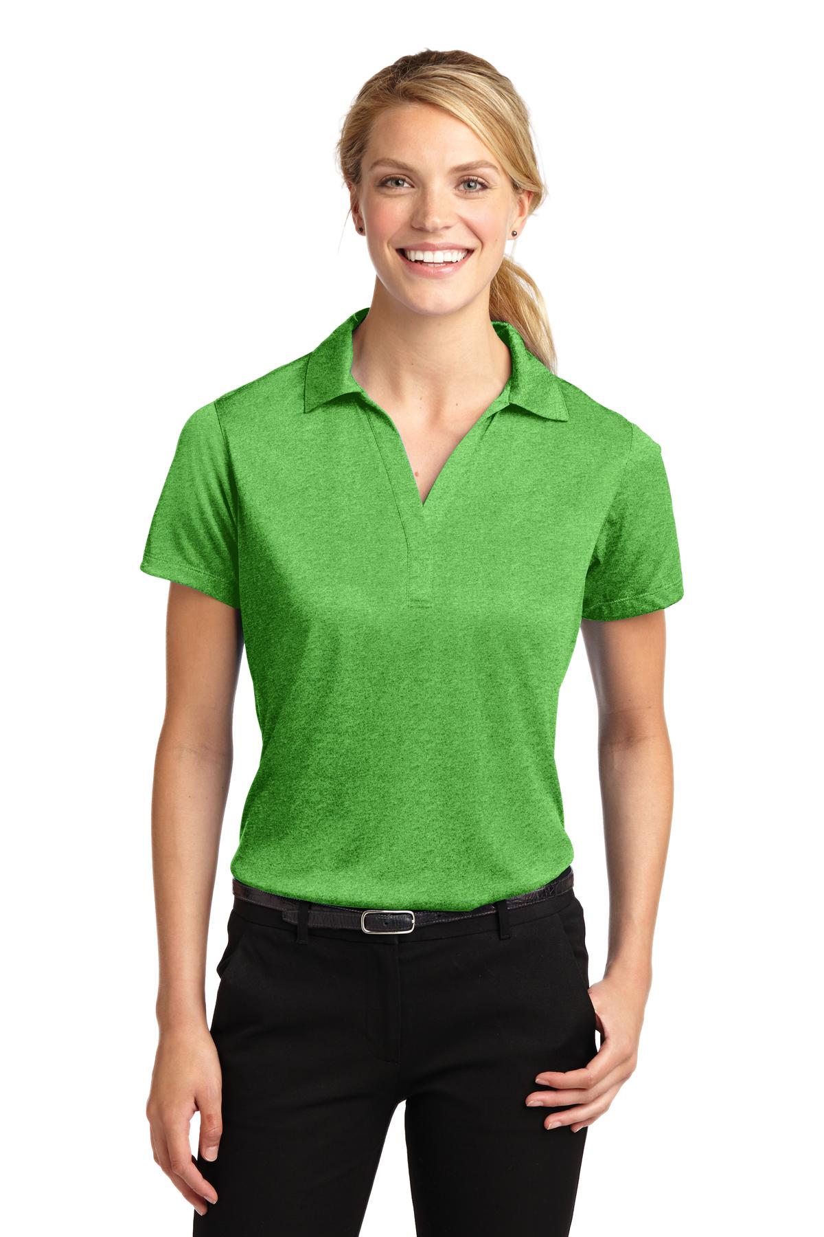 Sport-Tek Women's Heather Contender Polo LST660 Womens Apparel Shirts & Tops