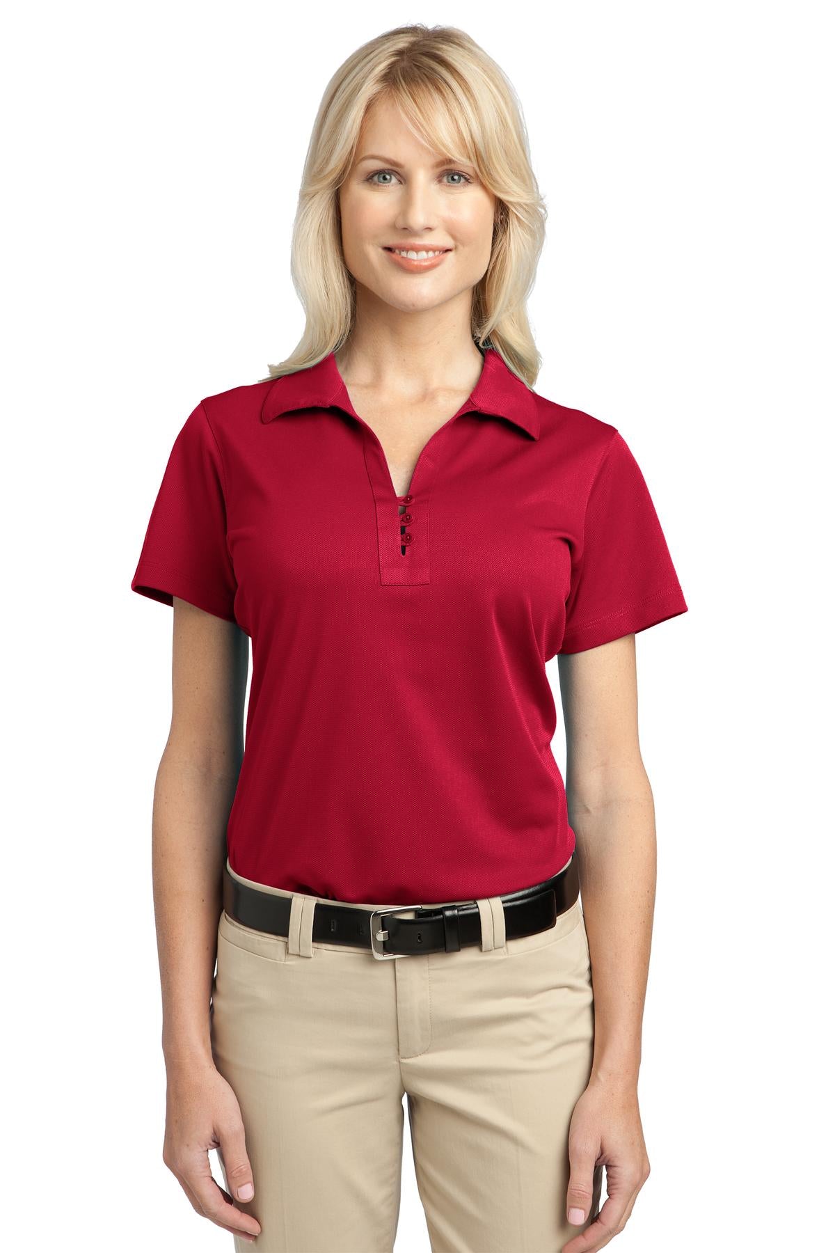Port Authority Ladies Tech Pique Polo. L527 Womens Apparel Shirts & Tops