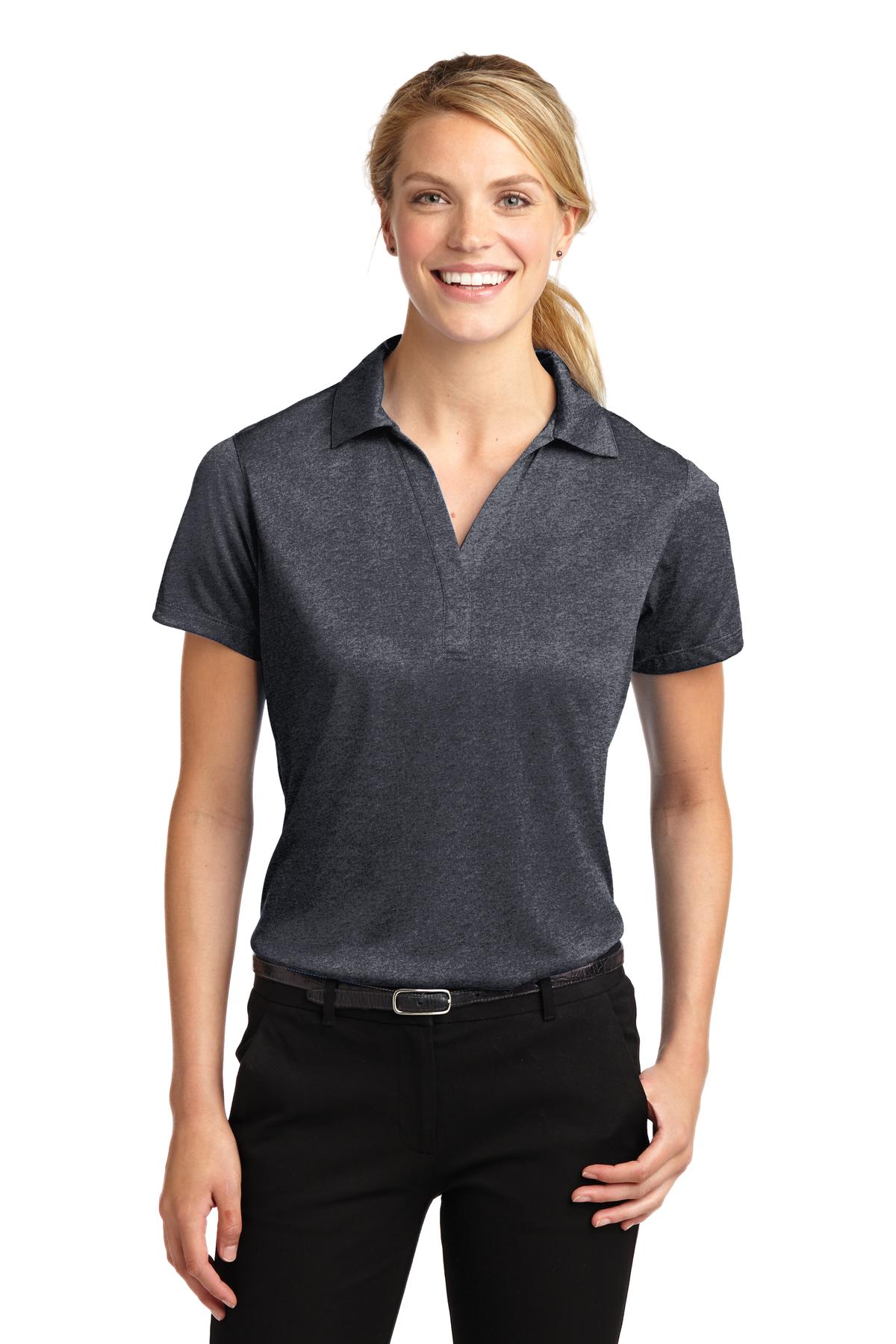 Sport-Tek Women's Heather Contender Polo LST660 Womens Apparel Shirts & Tops