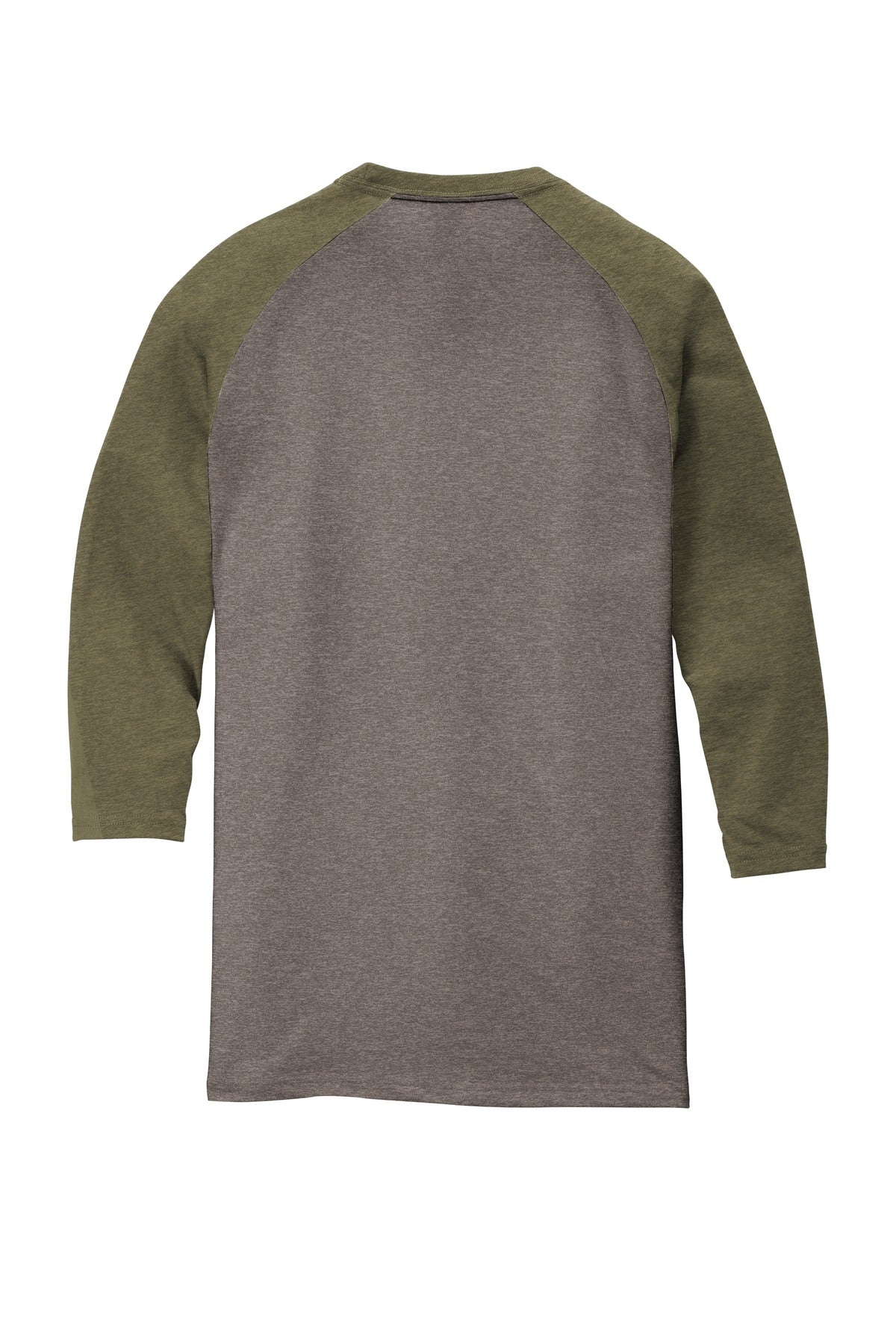 District Men's Perfect Tri 3/4-Sleeve Raglan. DM136 Mens Apparel Shirts & Tops