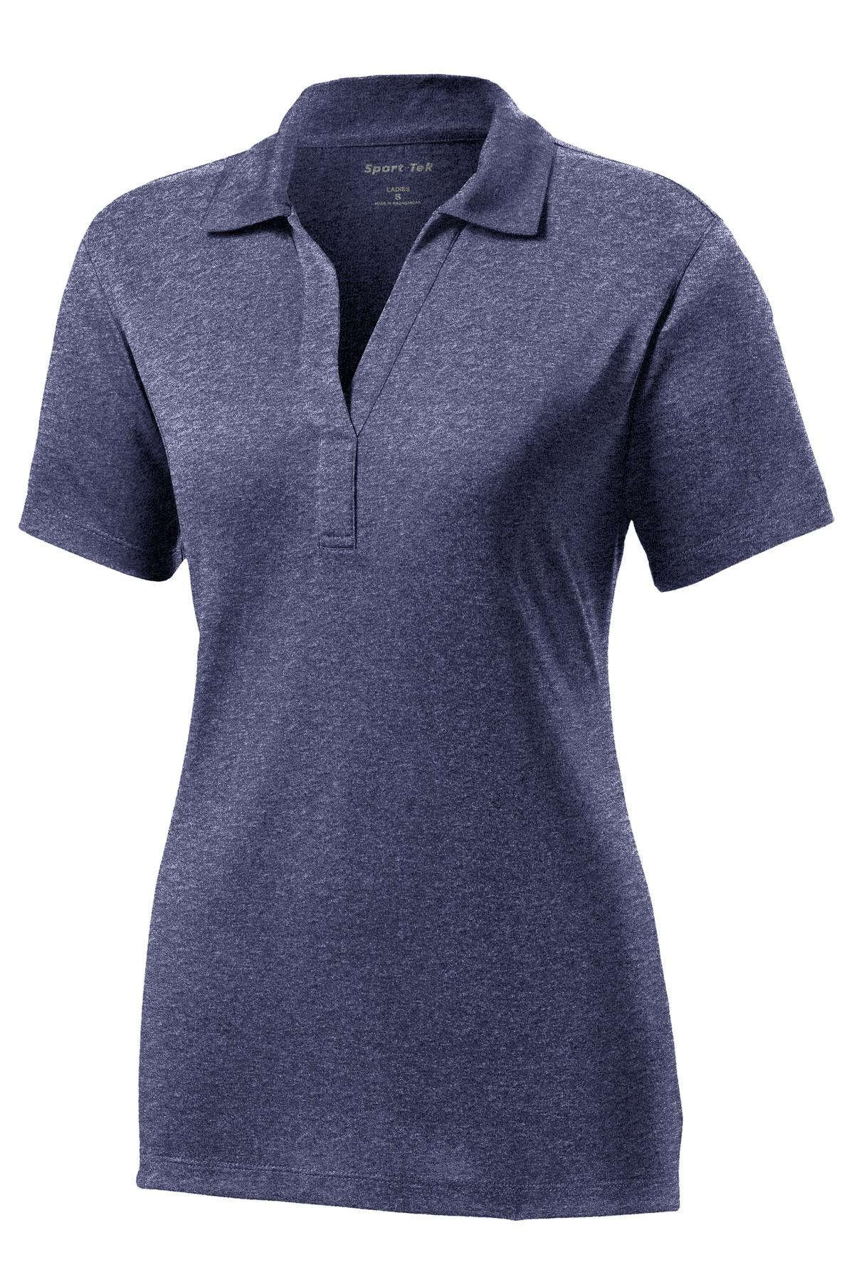 Sport-Tek Women's Heather Contender Polo LST660 Womens Apparel Shirts & Tops