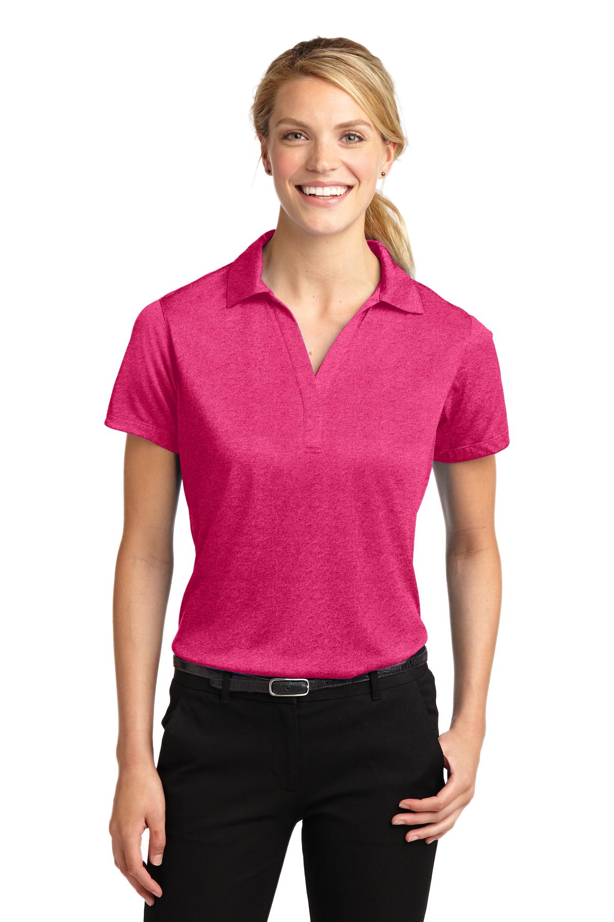 Sport-Tek Women's Heather Contender Polo LST660 Womens Apparel Shirts & Tops