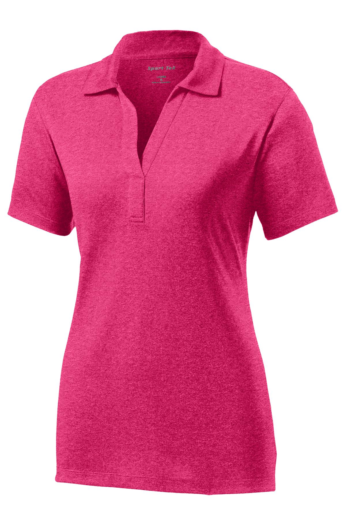 Sport-Tek Women's Heather Contender Polo LST660 Womens Apparel Shirts & Tops