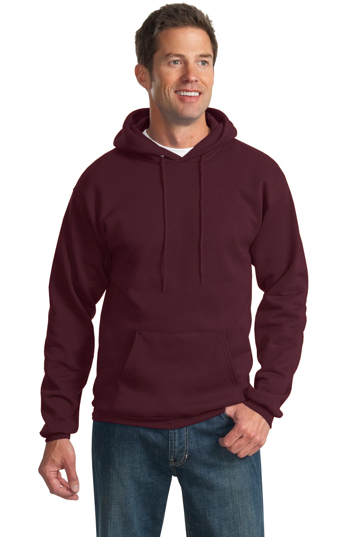 Port & Company - Men's Tall Essential Fleece Pullover Hooded Sweatshirt Mens Apparel Sweatshirts & Fleece