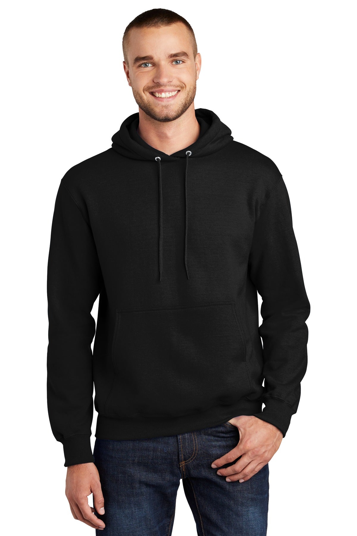 Port & Company - Men's Tall Essential Fleece Pullover Hooded Sweatshirt Mens Apparel Sweatshirts & Fleece