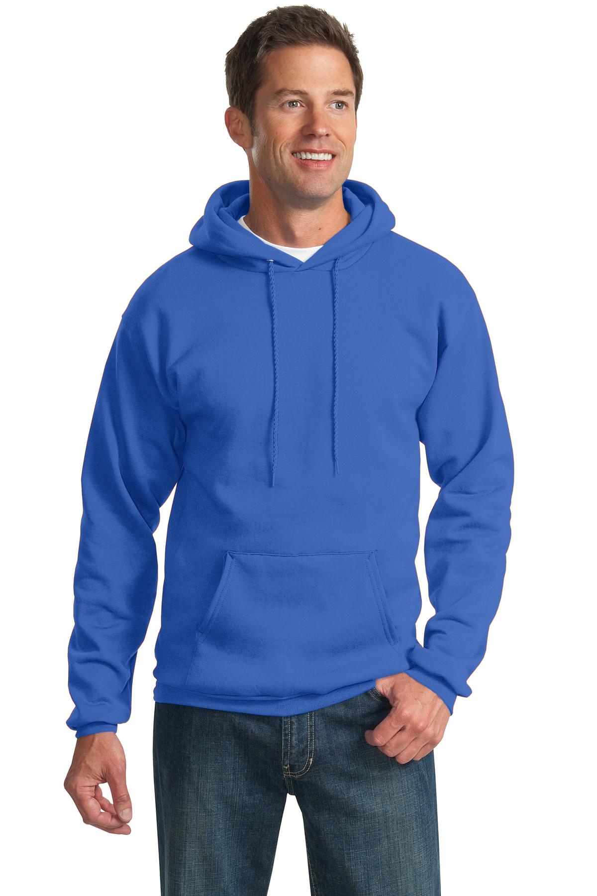 Port & Company - Men's Tall Essential Fleece Pullover Hooded Sweatshirt Mens Apparel Sweatshirts & Fleece