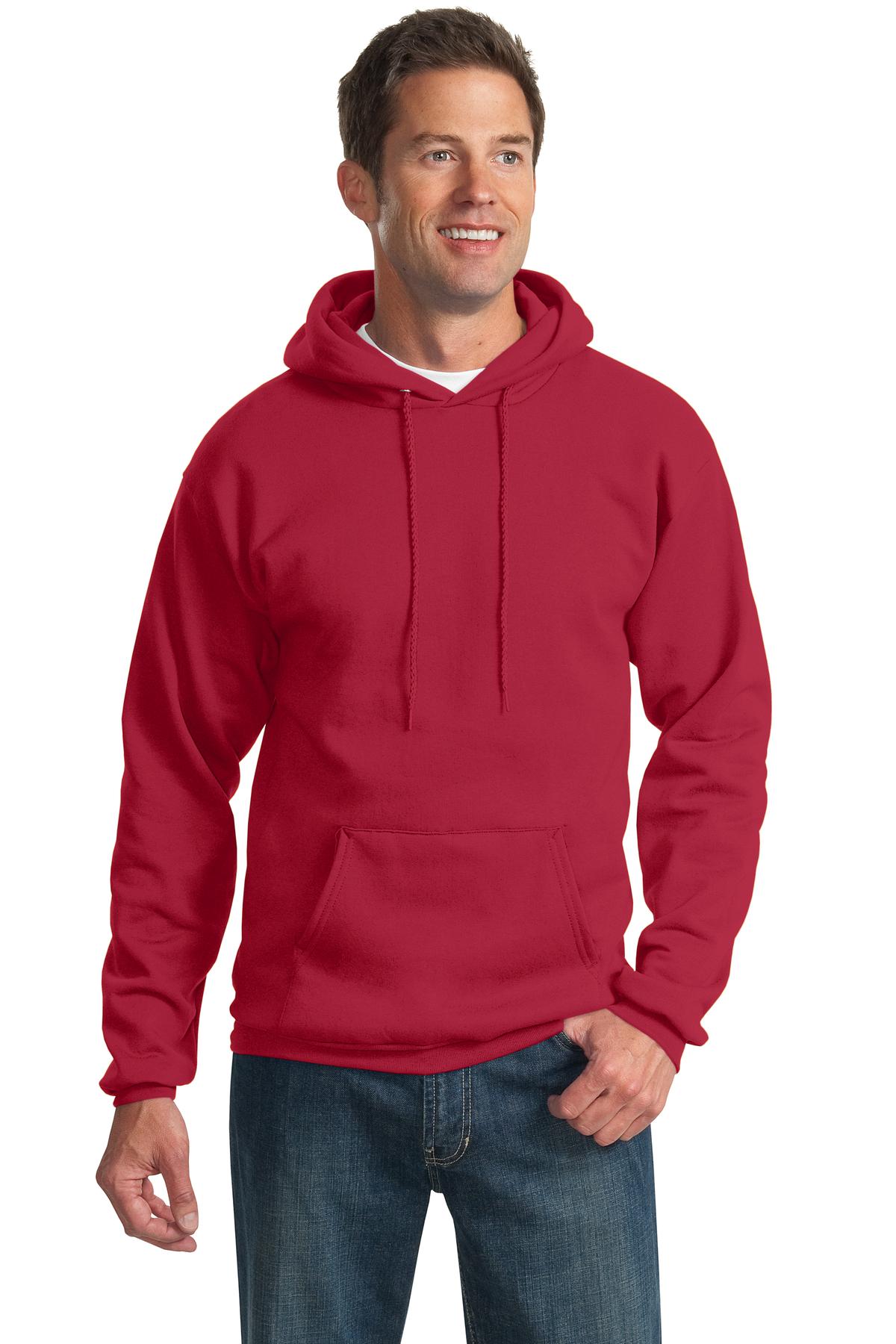 Port & Company - Men's Tall Essential Fleece Pullover Hooded Sweatshirt Mens Apparel Sweatshirts & Fleece