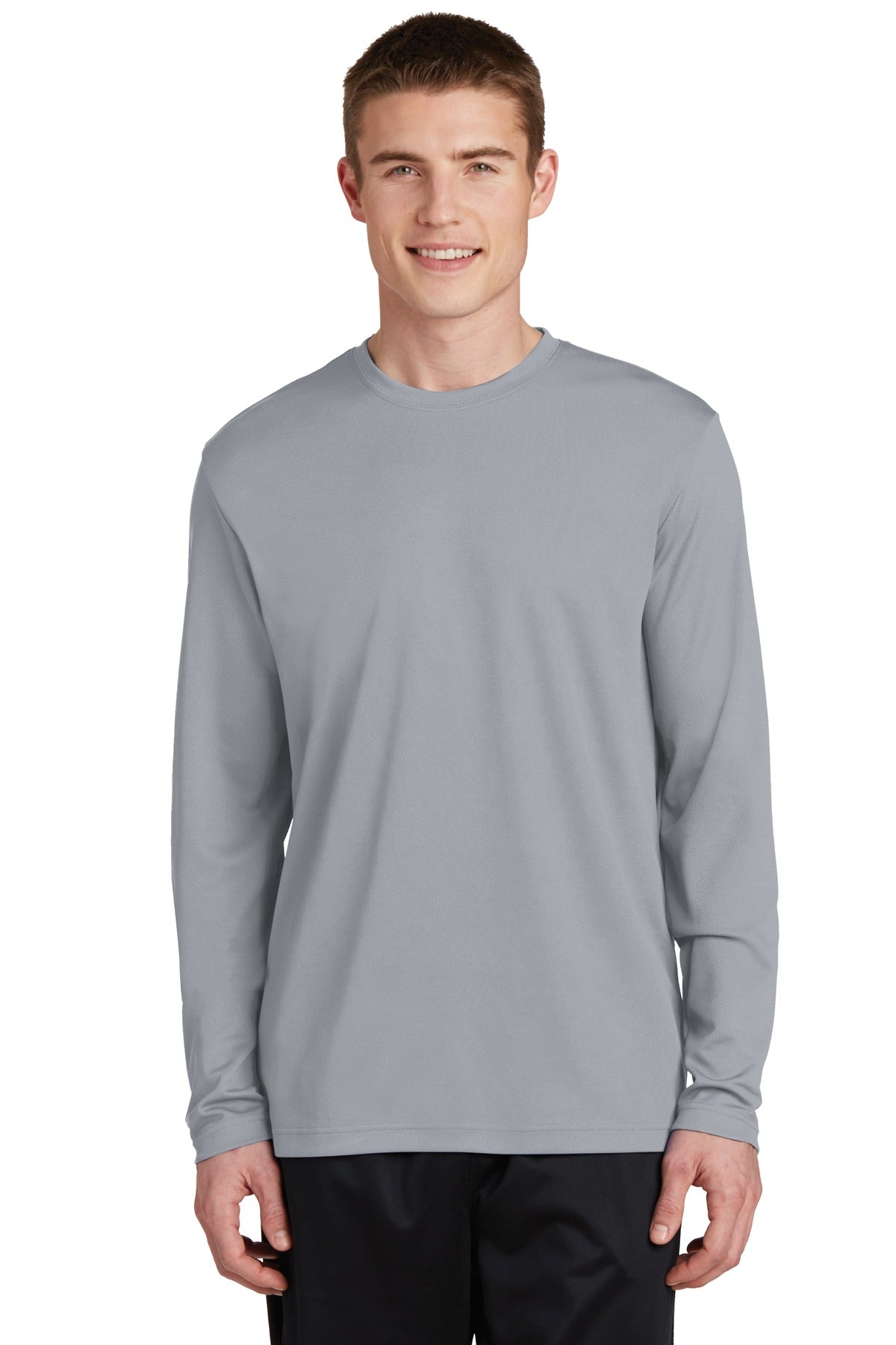 Sport-Tek Men's PosiCharge RacerMesh Long Sleeve Tee. ST340LS Mens Apparel Shirts & Tops