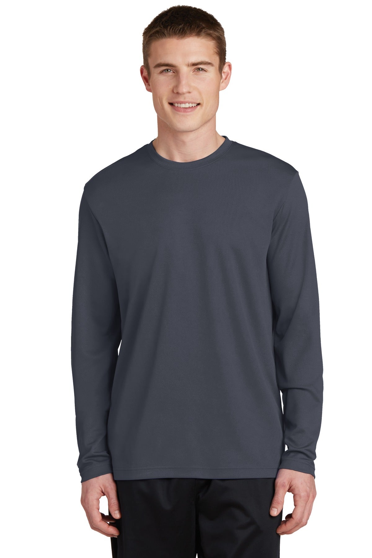 Sport-Tek Men's PosiCharge RacerMesh Long Sleeve Tee. ST340LS Mens Apparel Shirts & Tops